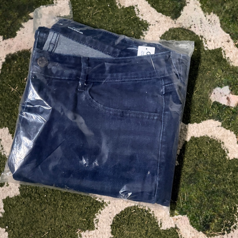 Old Navy Dark Was Wide Leg Jeans